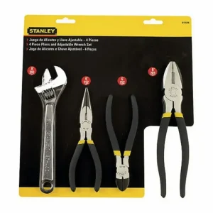 Juego de Alicates y Llave Ajustable Stanley