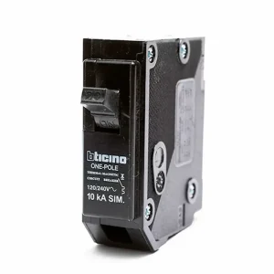 Breaker Bticino 20 A, 1 polo, 120/240 V, interruptor sencillo
