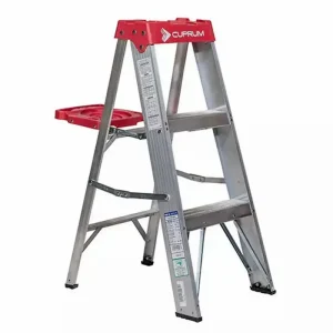 Escalera de tijera Cuprum 3 pies (capacidad 150 kg)