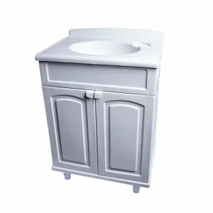 Gabinete Astra blanco con lavamanos 63 x 50 x 92 cm