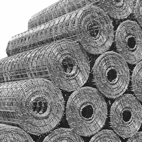Malla Deacero soldada galvanizada 2" x 4", 48 plg x 100 pies, calibre 14