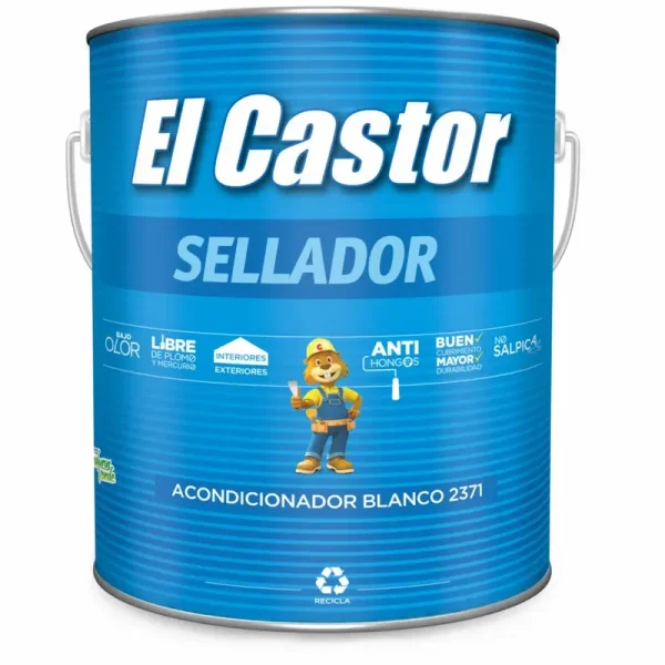 Sellador El Castor SEC700 para pared interior y exterior